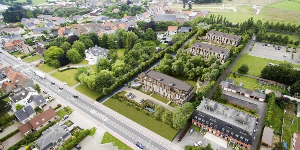 Õhuvaade - New Build with Green Views in Adegem