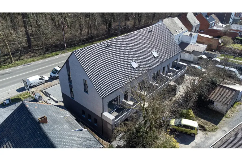Õhuvaade - Duplex Flat with Terrace in Nimy, Mons