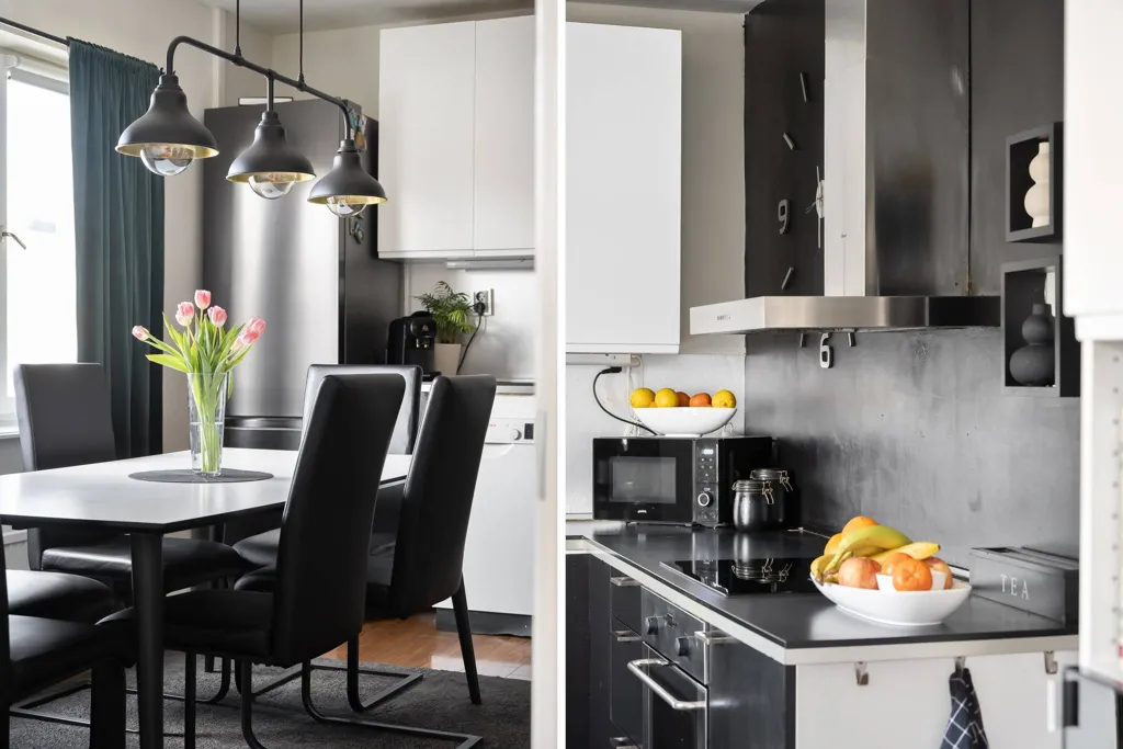 Söögituba - 3-Bedroom Flat with West-Facing Balcony in Haninge