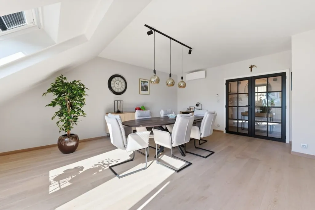 Söögituba - Bright Flat with Garden Access in Sint-Truiden