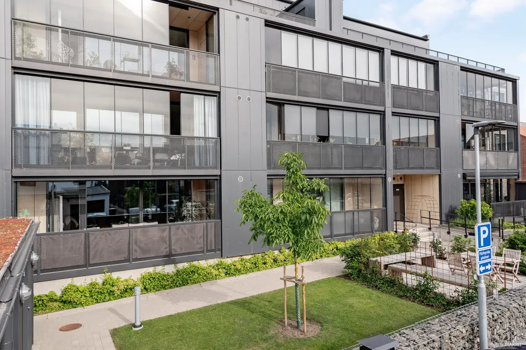 Vista aerea - Modern Flat with West-Facing Balcony in Skåne