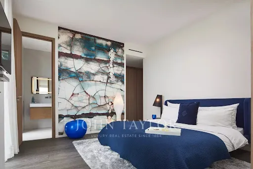 Chambres - Villa Contemporaine avec Vue Panoramique à Antibes