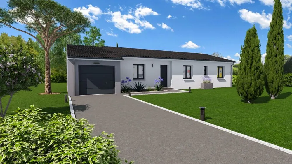 Maison Contemporaine avec Jardin à Parisot