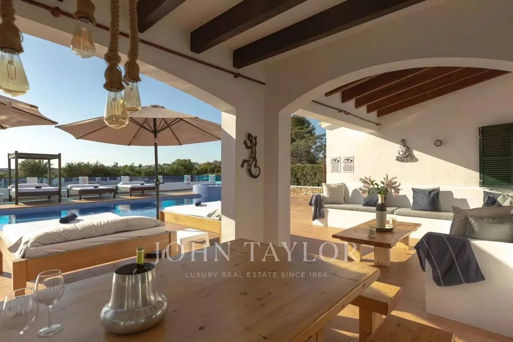 Terrasse - Luxury Villa with Private Pool in Binibèquer Vell