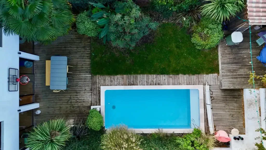 Vue aérienne - Maison 5 pièces à Bègles