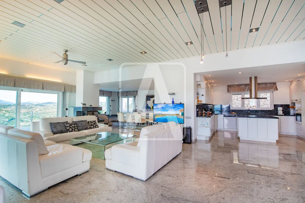 Séjour - Luxury Villa with Sea Views in Moraira
