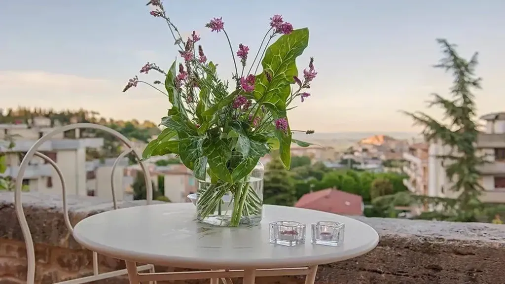 Terrasse - Colonial Villa with Spa in Chianciano Terme