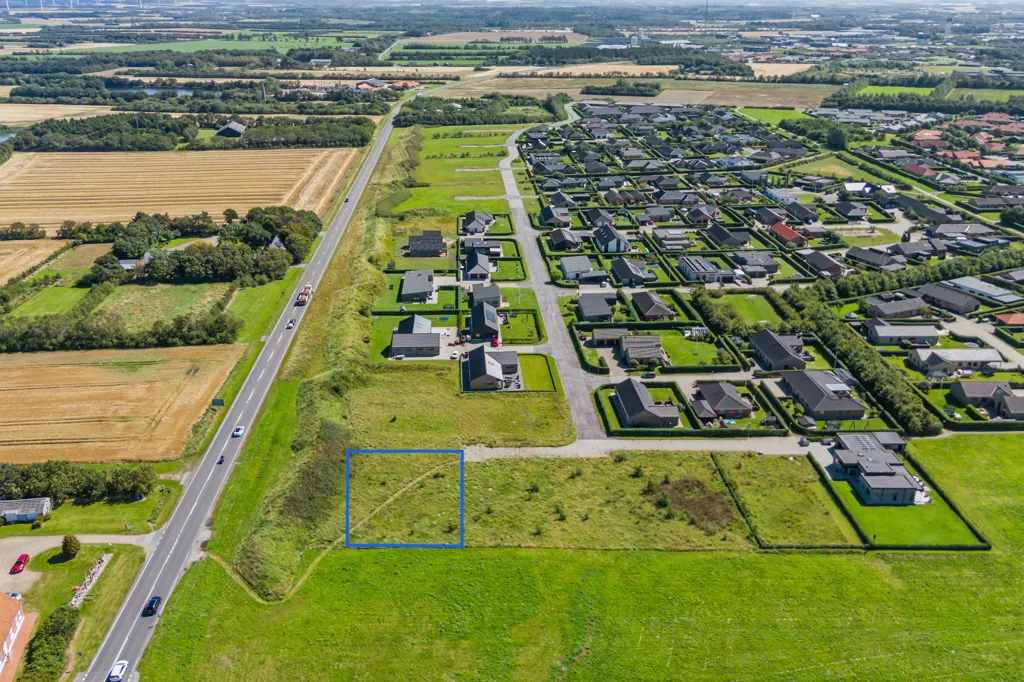 Õhuvaade - Plot in Rindum Mølleby, Ringkøbing