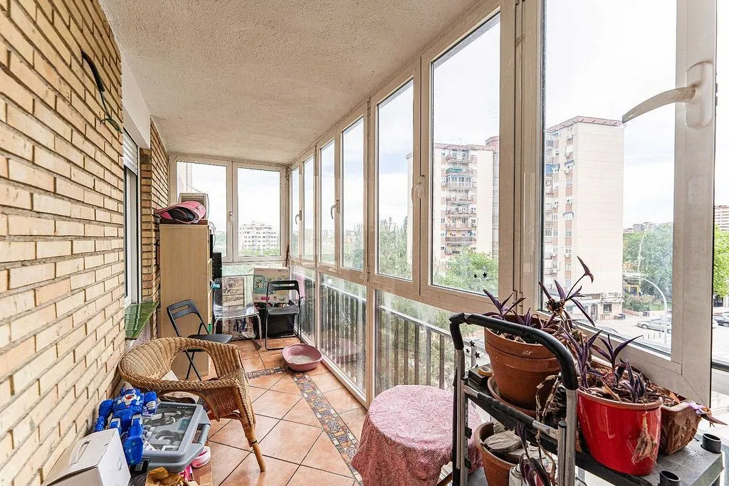 Balcon - Apartment with Pool and Terrace in Móstoles