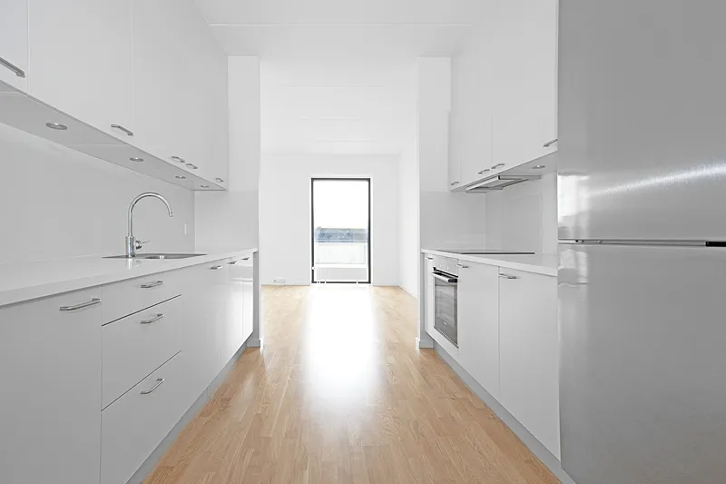 Köök - Apartment with Water View in Sydvest