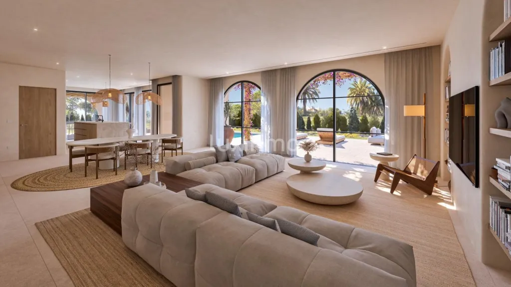 Séjour - Ibiza Style Villa with Pool in Moraira