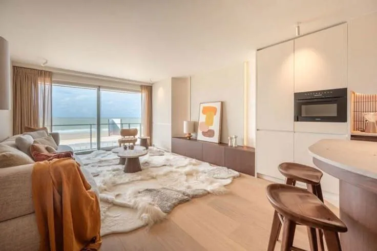 Séjour - Appartement avec Vue Mer à Knokke-Heist