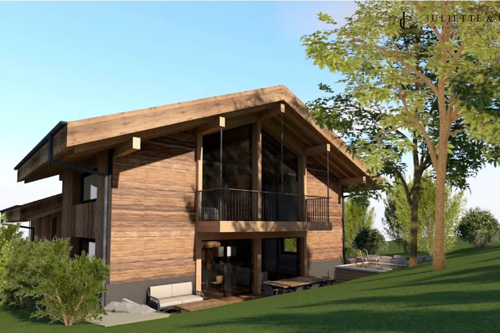 Terrain avec Permis de Construire aux Les Houches