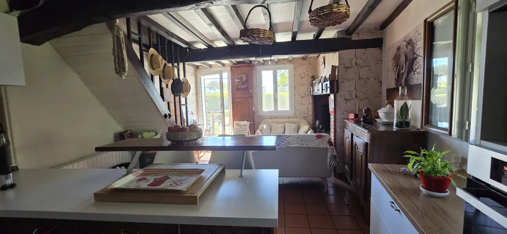 Cuisine - Maison avec Vue sur les Pyrénées à 34 min de Tarbes
