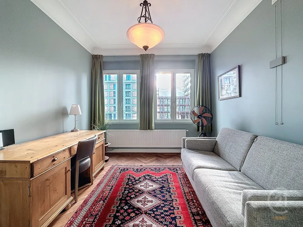 Séjour - Appartement Art Déco avec Vue Panoramique sur la Mer à Ostende