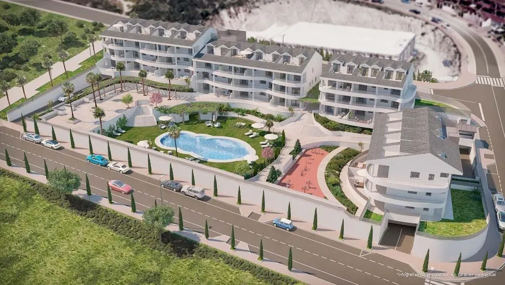 Vue aérienne - Luxury Apartment with Sea View in Benalmádena