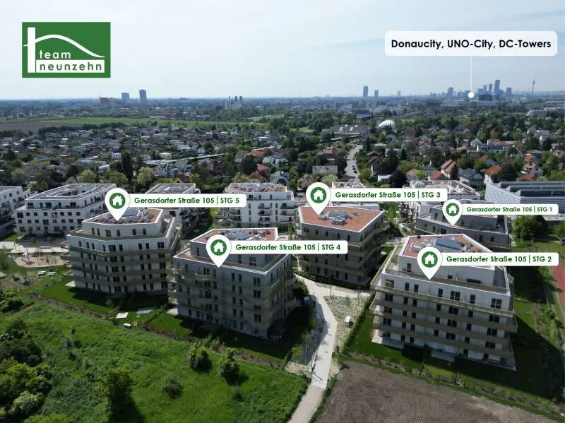 Õhuvaade - Modern Apartment with Garden in Hirschfeld