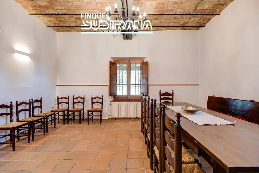 Salle à manger - Restored Farmhouse with Pool in Igualada