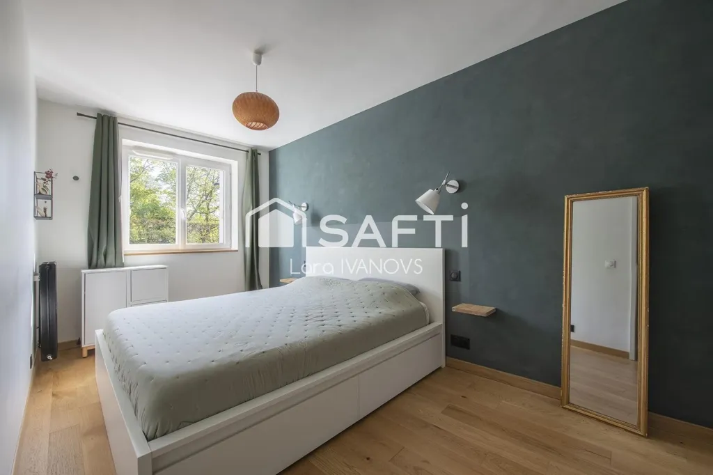 Chambres - Appartement Rénové avec Vue Dégagée près du RER A