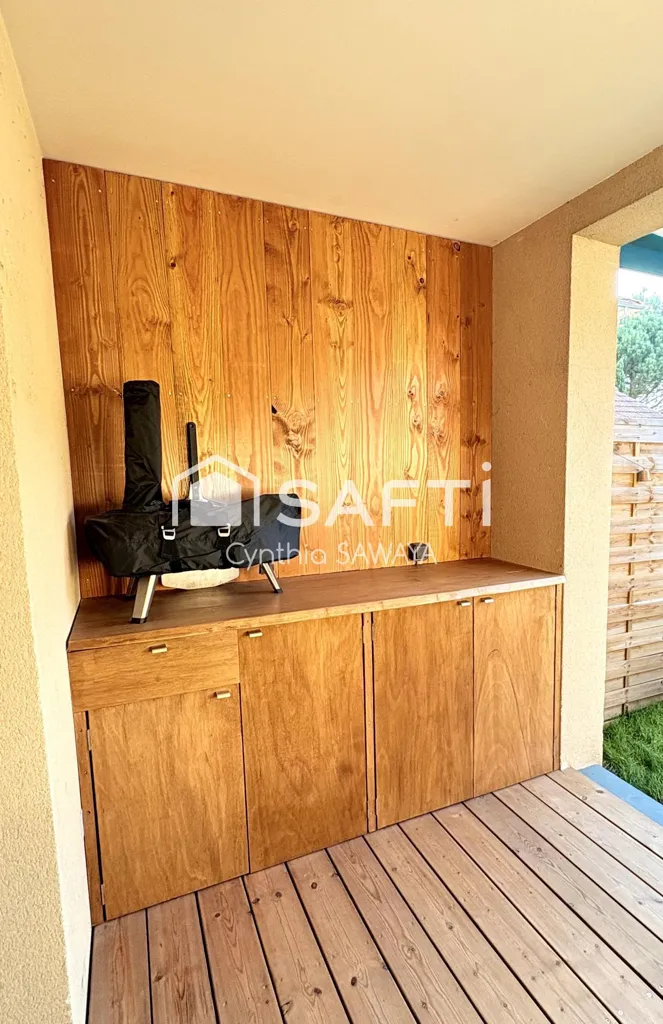 Terrasse - Appartement Rénové avec Terrasse au Teich