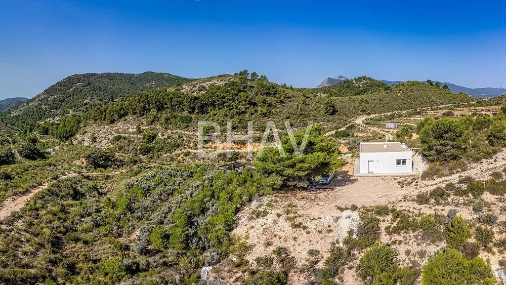 Vue aérienne - Eco House with Mountain Views in Tibi