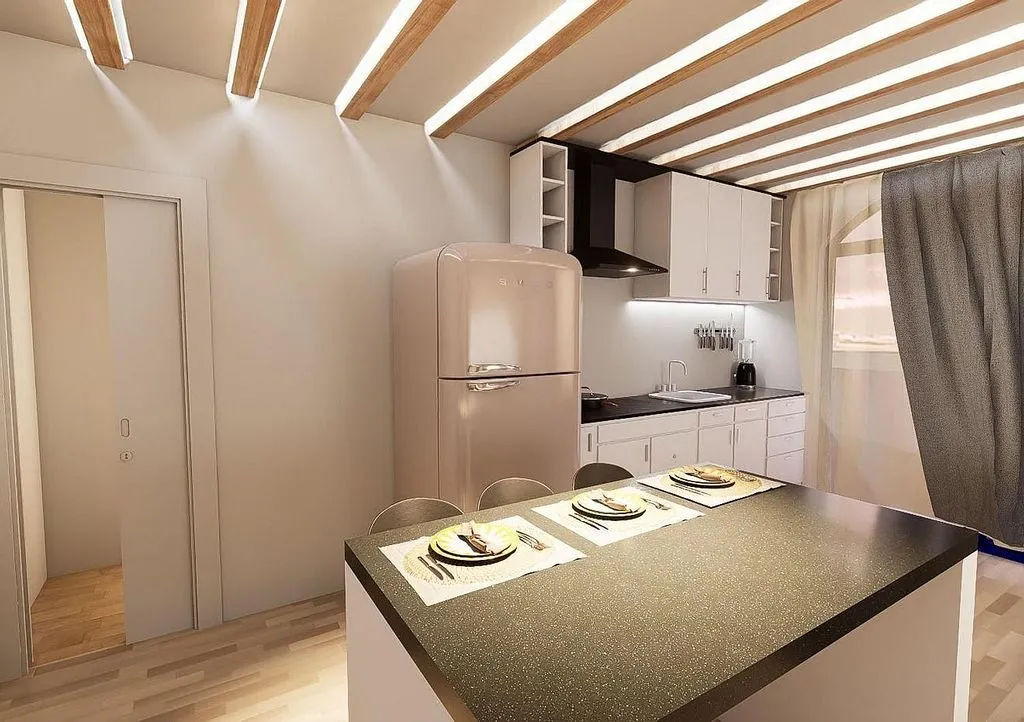Cuisine - Studio with Sea View in Puerto de Sagunto