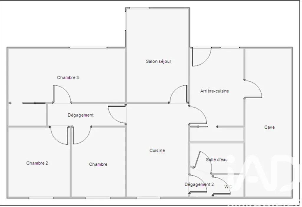 Plan - Maison à Craon avec Terrain et Garages