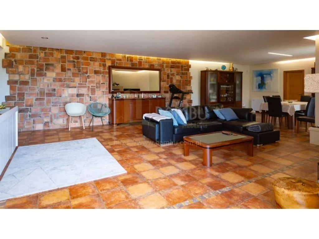 Living Room - Luxury House with Mountain View in Caminha
