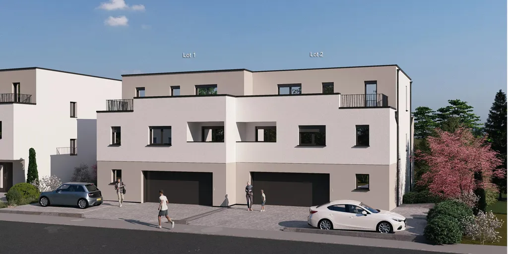 Appartement Duplex avec Jardin à Garnich