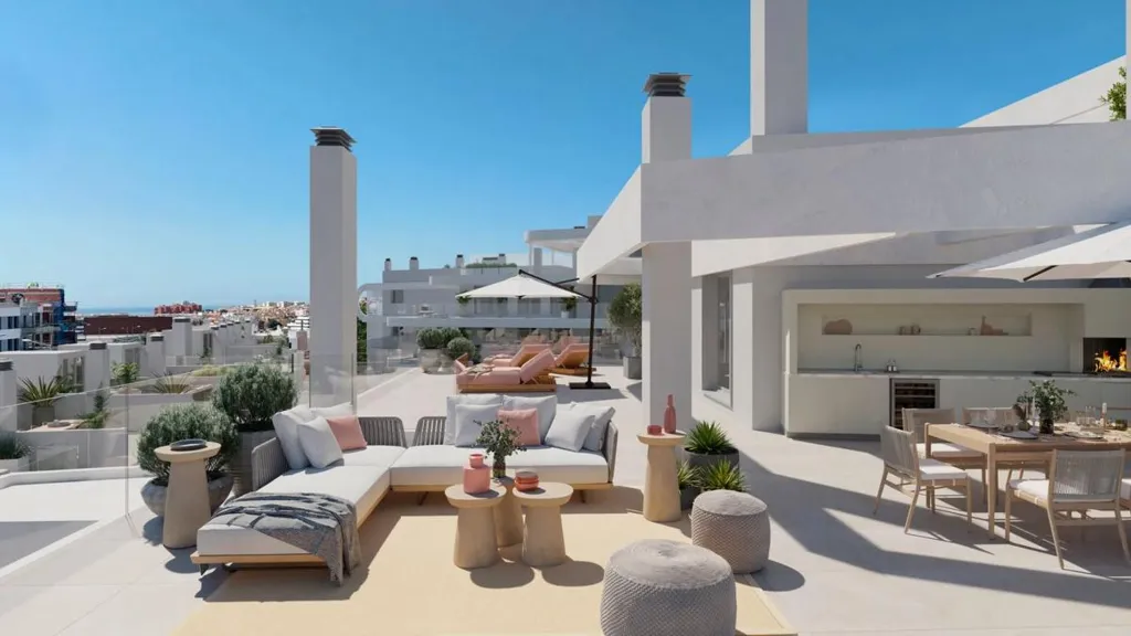 Terrasse - Contemporary Apartments with Pool in Estepona
