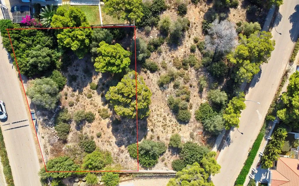 Õhuvaade - Development Land with Sea View in Nova Santa Ponsa