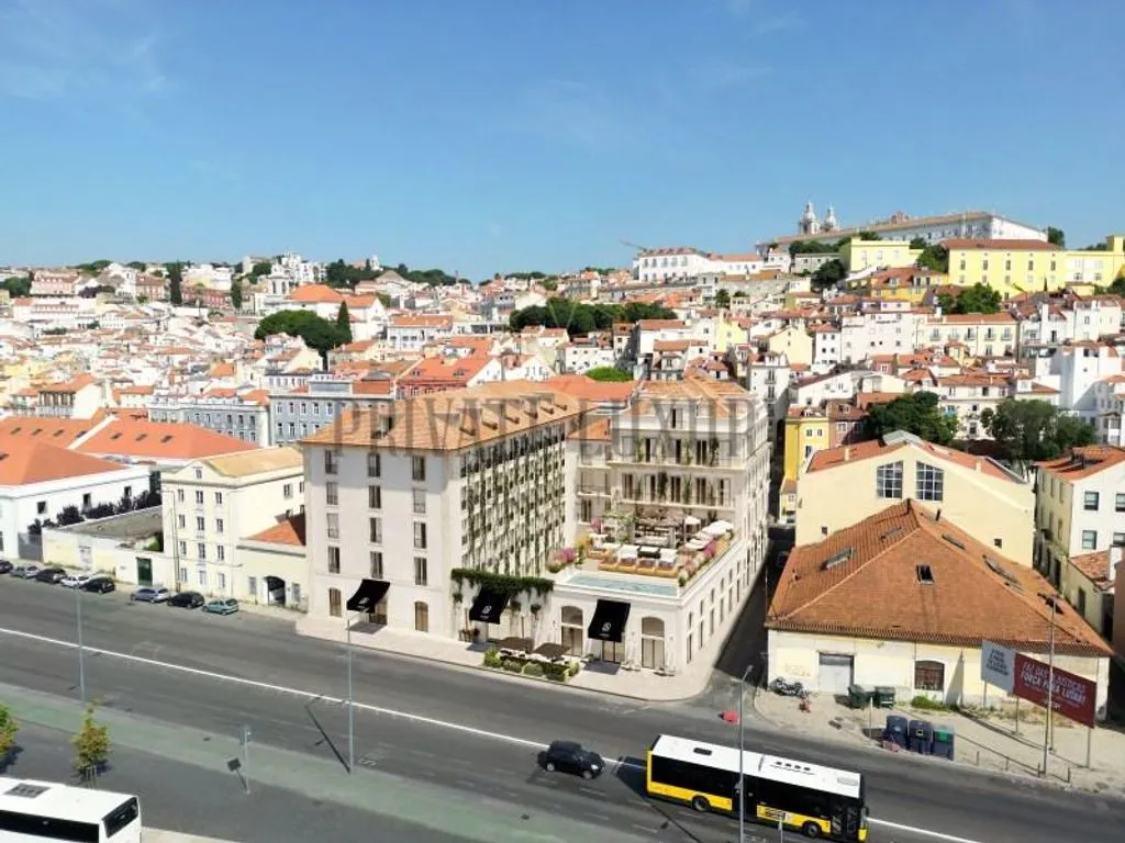 Vue aérienne - Luxury Apartment with Waterfront View in Alfama