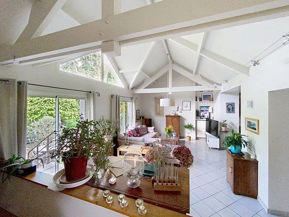 Séjour - Maison Meulière avec Bureau à Mandres-les-Roses