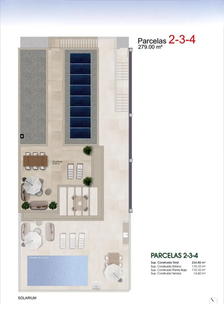 Plan - Modern Villa with Private Pool in Rojales