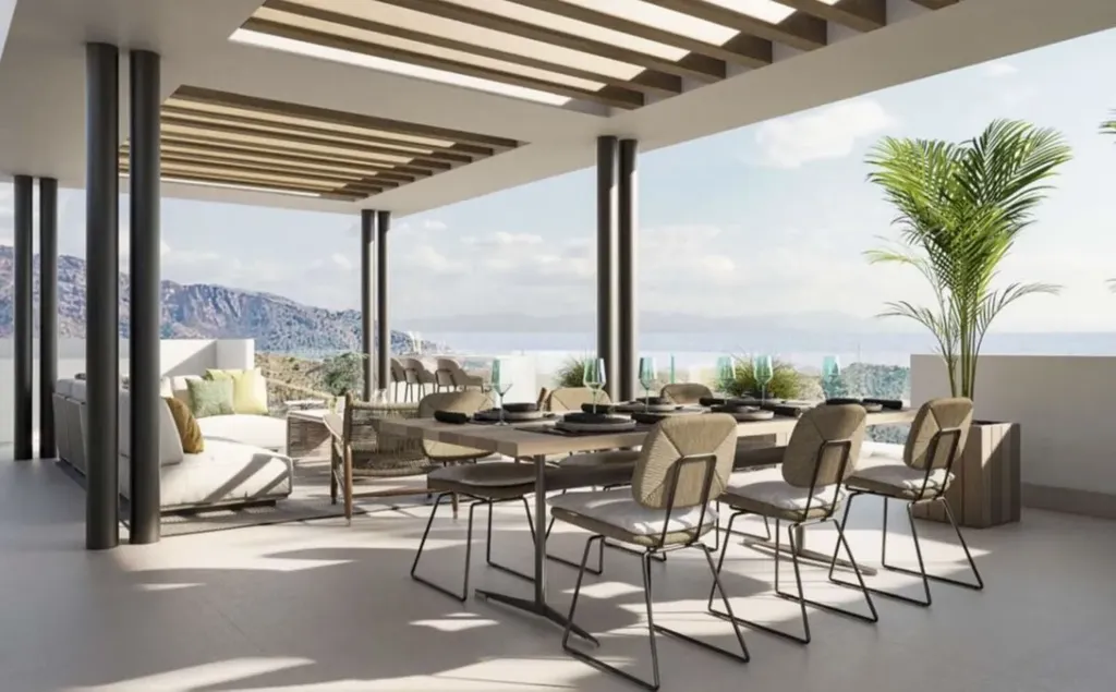Terrass - Modern Apartment with Sea View in Andalusia