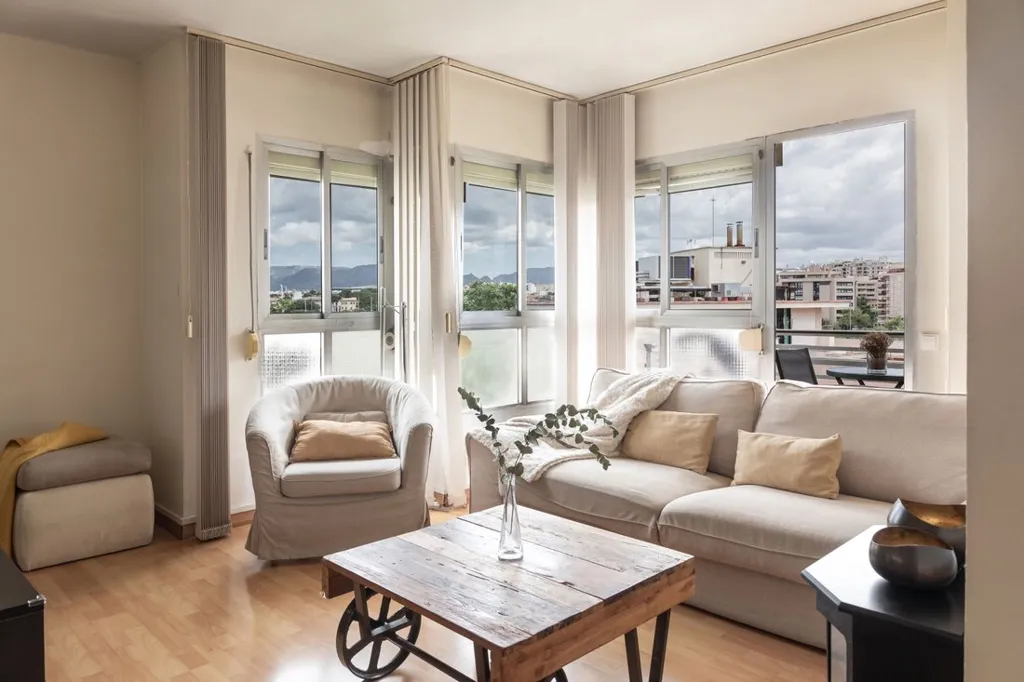 Soggiorno - Apartment with Mountain View in Palma