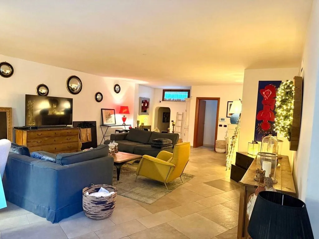 Soggiorno - Villa con piscina in residence di lusso a Vallerano