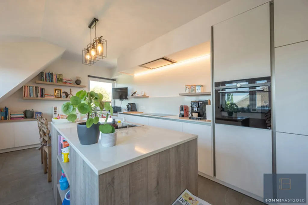 Köök - Duplex Apartment with Terrace in Sijsele