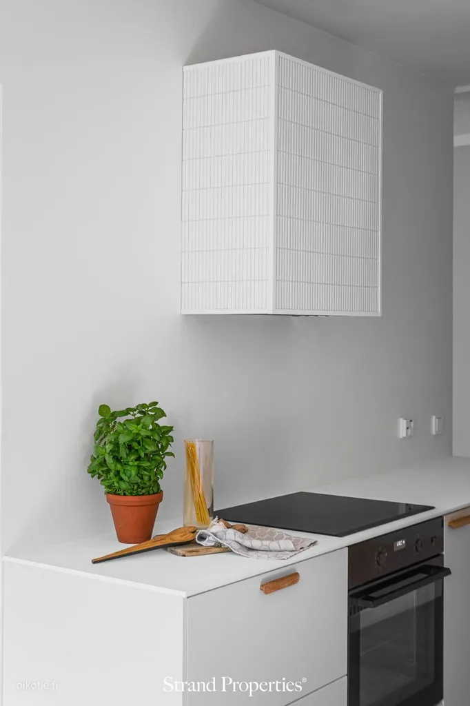 Cuisine - Modern Apartment with Balcony in Kaarina Centre