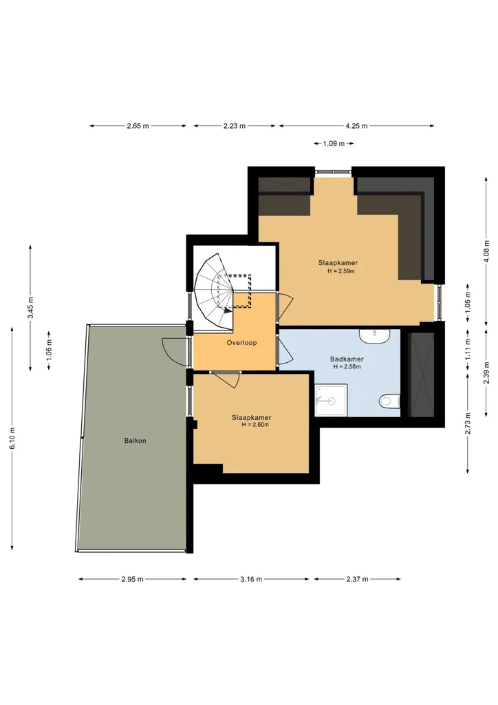 3-toaline korter asukohas Noordwijk (ZH)