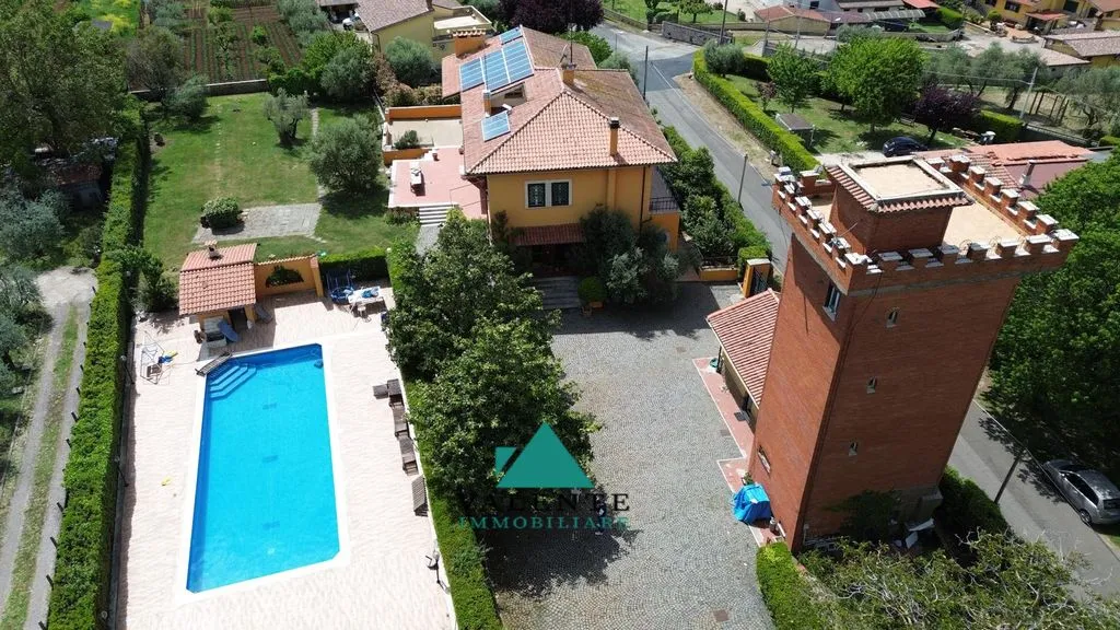 Vue aérienne - Luxury Villa with Pool in Palestrina, Rome