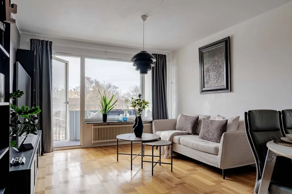 Séjour - Apartment with Balcony in Ängelholm