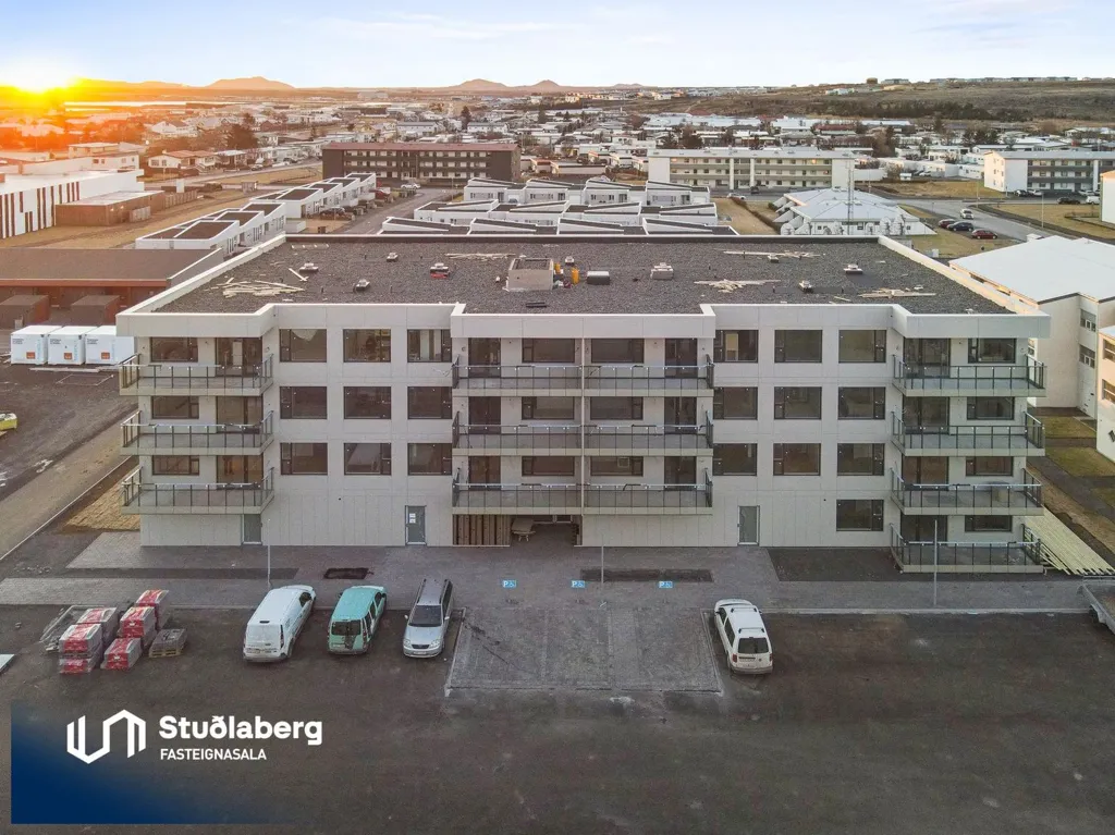 Aerial - New 3-Bedroom Apartment with Elevator in Reykjanesbær