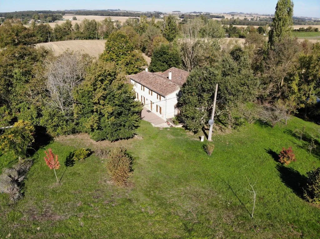 Aerial - Luxury House with Large Plot in Fleurance