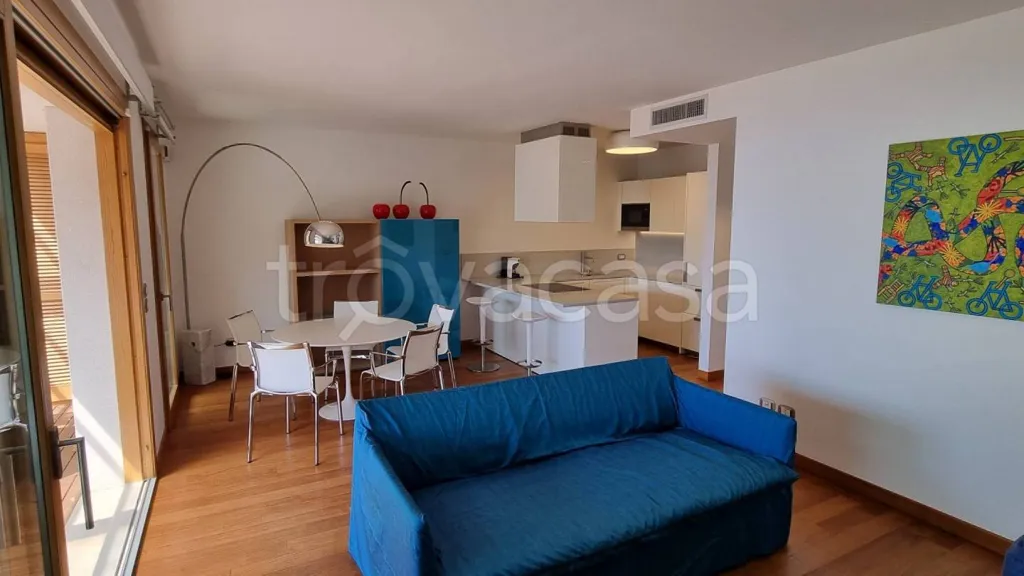 Living Room - Penthouse with Sea View in Duino Aurisina