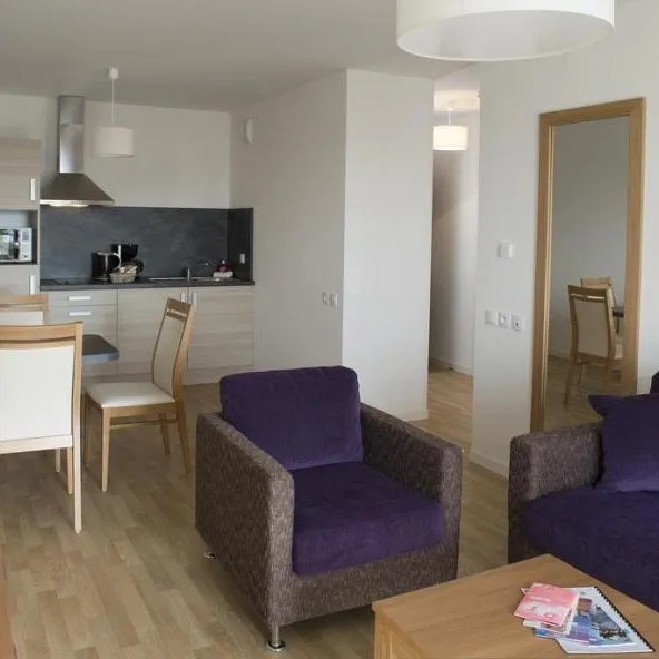 Living Room - 3-Bed Apartment with Loggia in Chartres