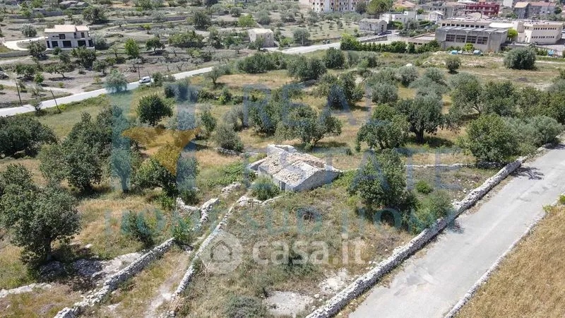 Aerial - Rustic Cottage with Olive Grove in Modica