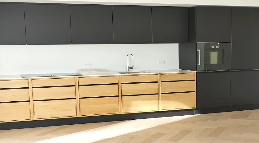 Köök - Luxury Apartment with Panoramic Harbour View in Copenhagen