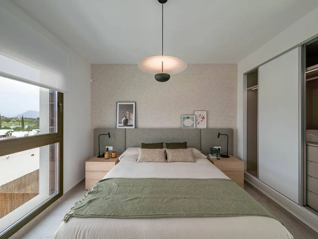Bedrooms - New-Build Villa with Pool in Algorfa
