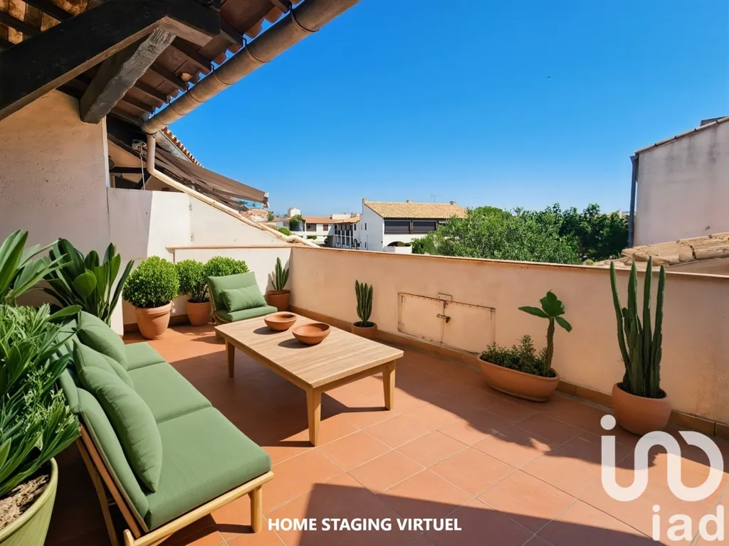 Terrasse - Appartement avec terrasse vue dégagée à Saintes-Maries-de-la-Mer